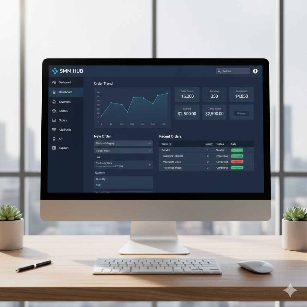 Animated SaaS Dashboard